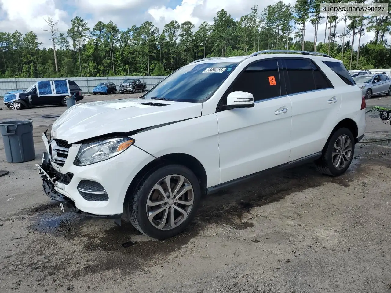 2016 Mercedes-Benz Gle 350 VIN: 4JGDA5JB3GA790227 Lot: 64494965