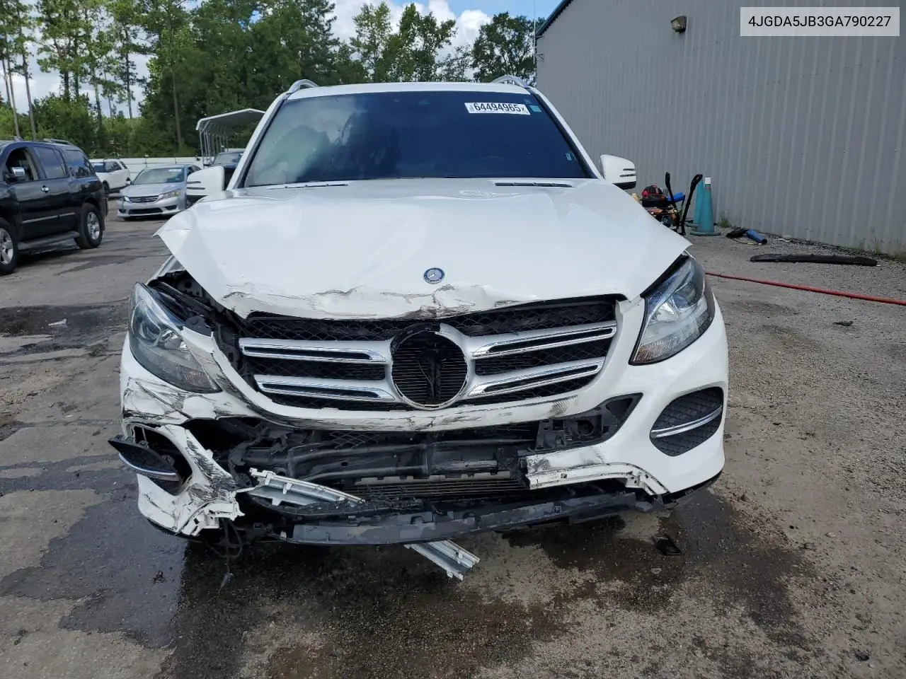2016 Mercedes-Benz Gle 350 VIN: 4JGDA5JB3GA790227 Lot: 64494965