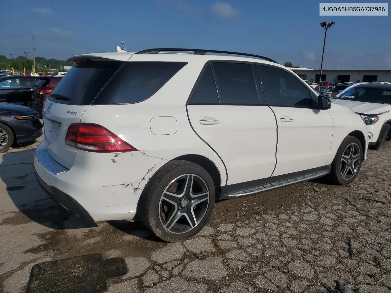 2016 Mercedes-Benz Gle 350 4Matic VIN: 4JGDA5HB5GA737986 Lot: 64540155
