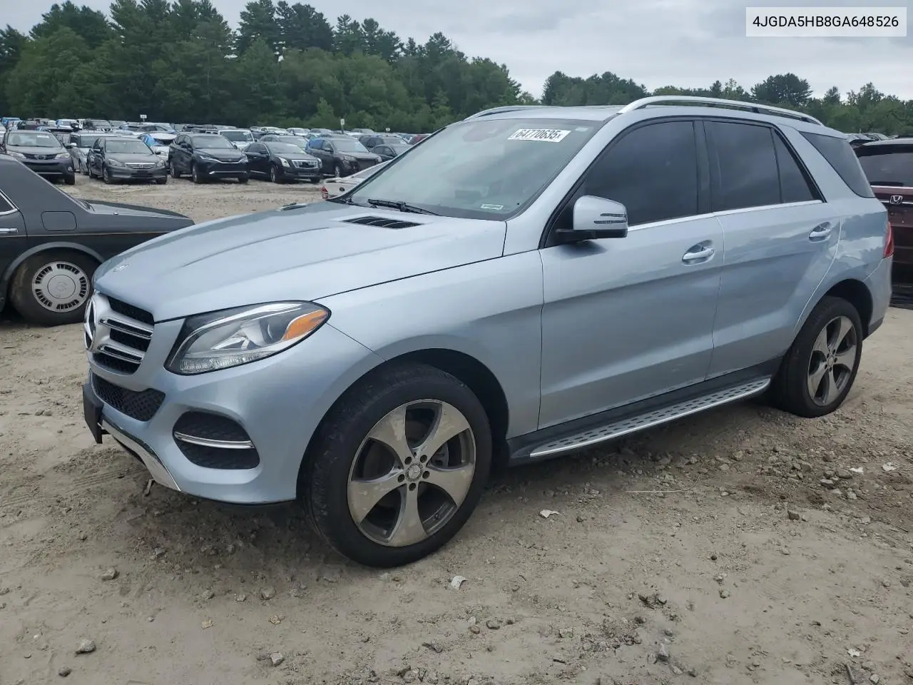 2016 Mercedes-Benz Gle 350 4Matic VIN: 4JGDA5HB8GA648526 Lot: 64770635