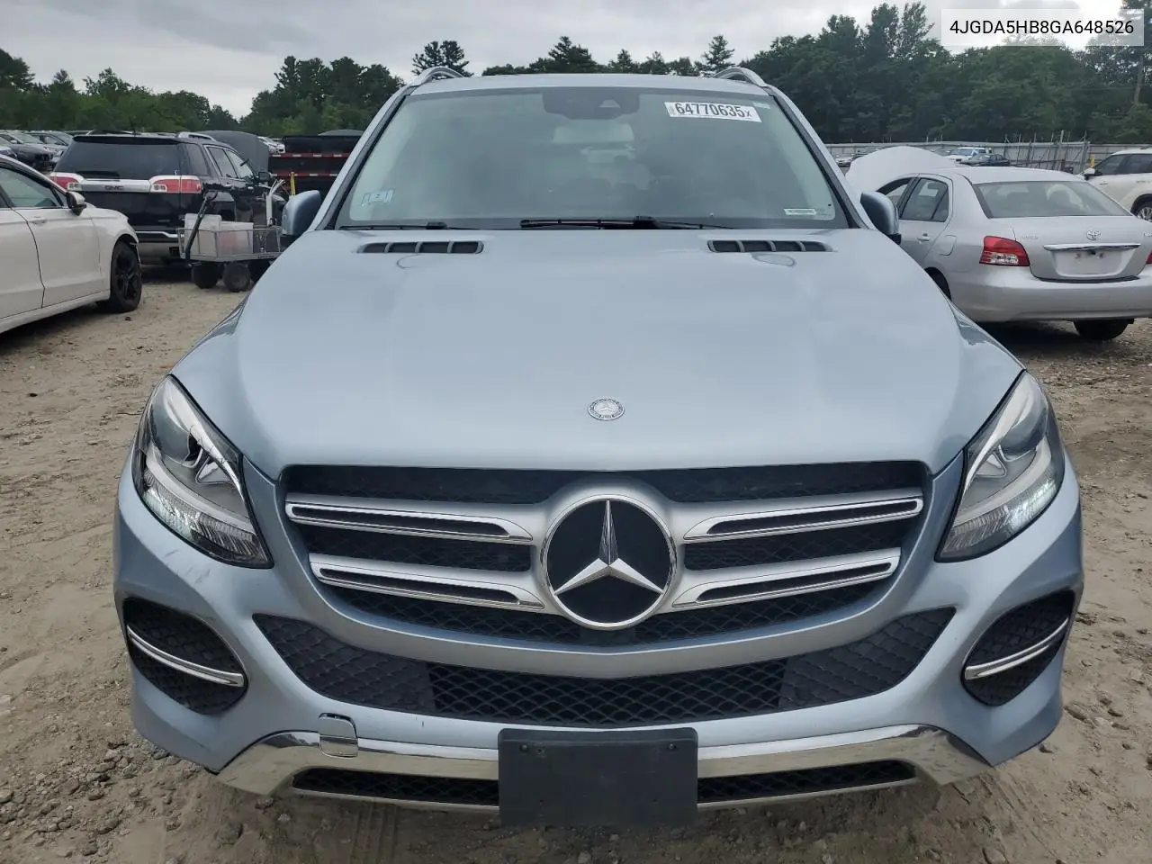 2016 Mercedes-Benz Gle 350 4Matic VIN: 4JGDA5HB8GA648526 Lot: 64770635