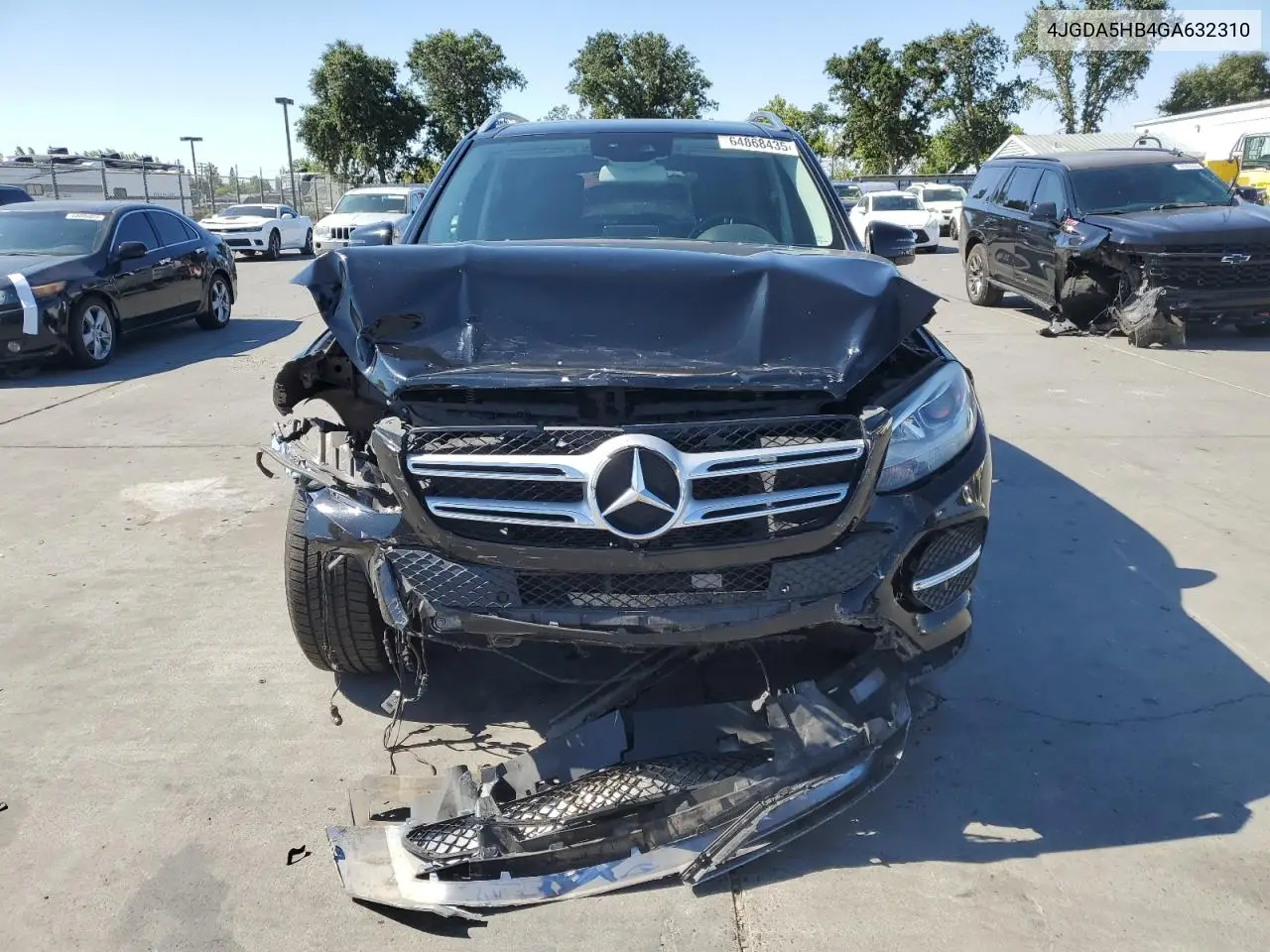 2016 Mercedes-Benz Gle 350 4Matic VIN: 4JGDA5HB4GA632310 Lot: 64868435