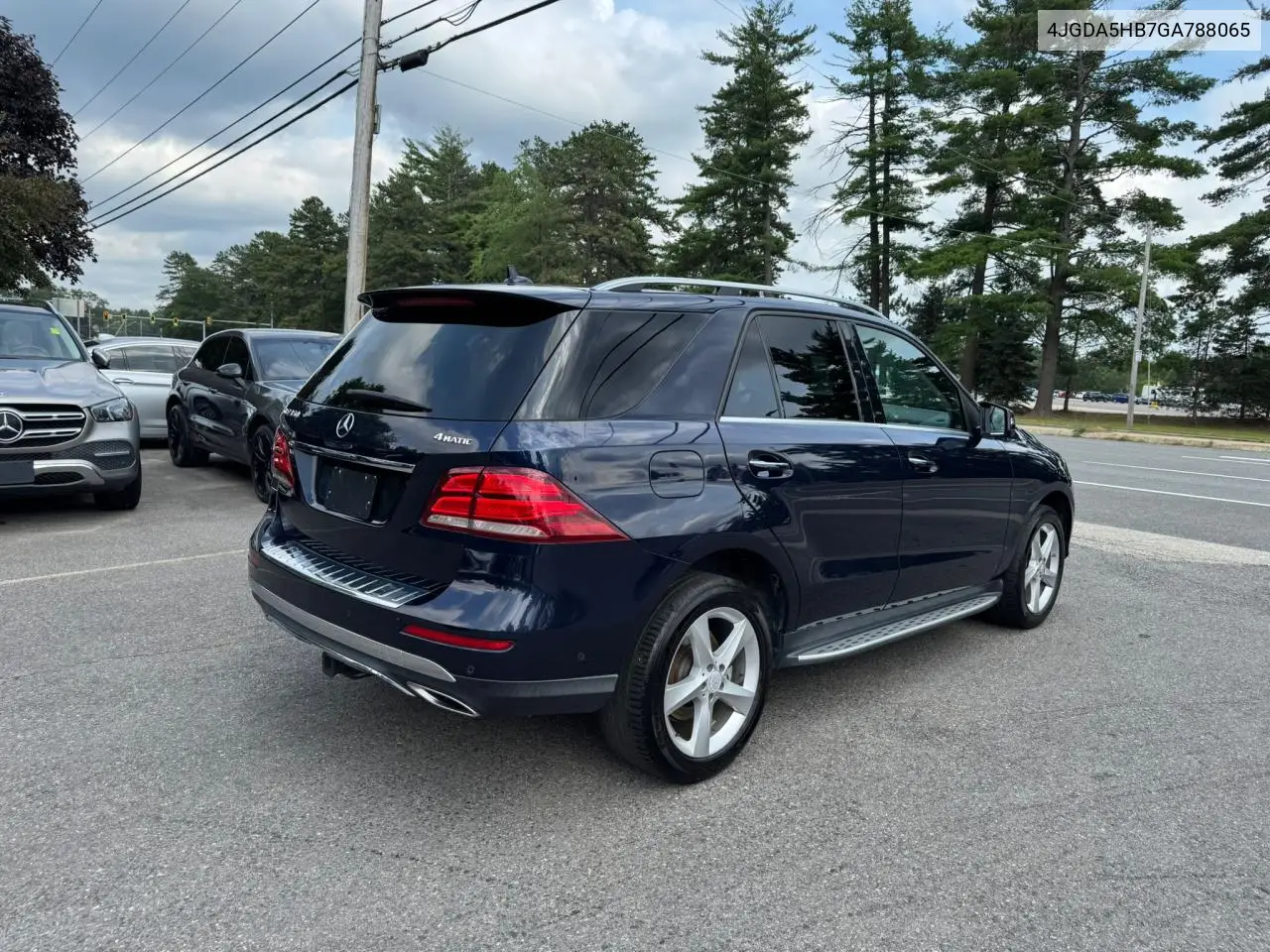 2016 Mercedes-Benz Gle 350 4Matic VIN: 4JGDA5HB7GA788065 Lot: 65095895