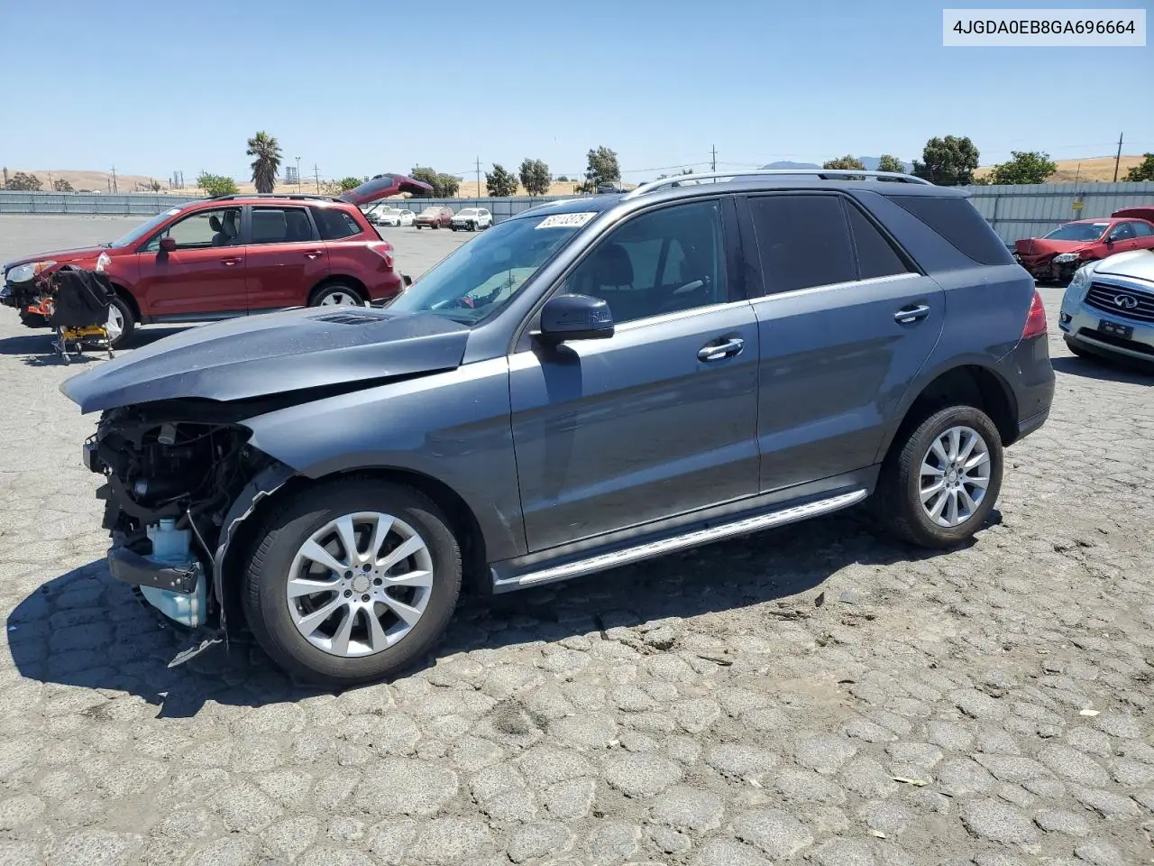 2016 Mercedes-Benz Gle 300D 4Matic VIN: 4JGDA0EB8GA696664 Lot: 65113375