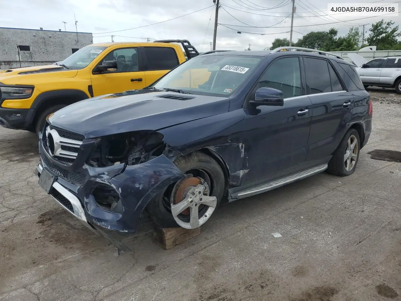 2016 Mercedes-Benz Gle 350 4Matic VIN: 4JGDA5HB7GA699158 Lot: 65318615