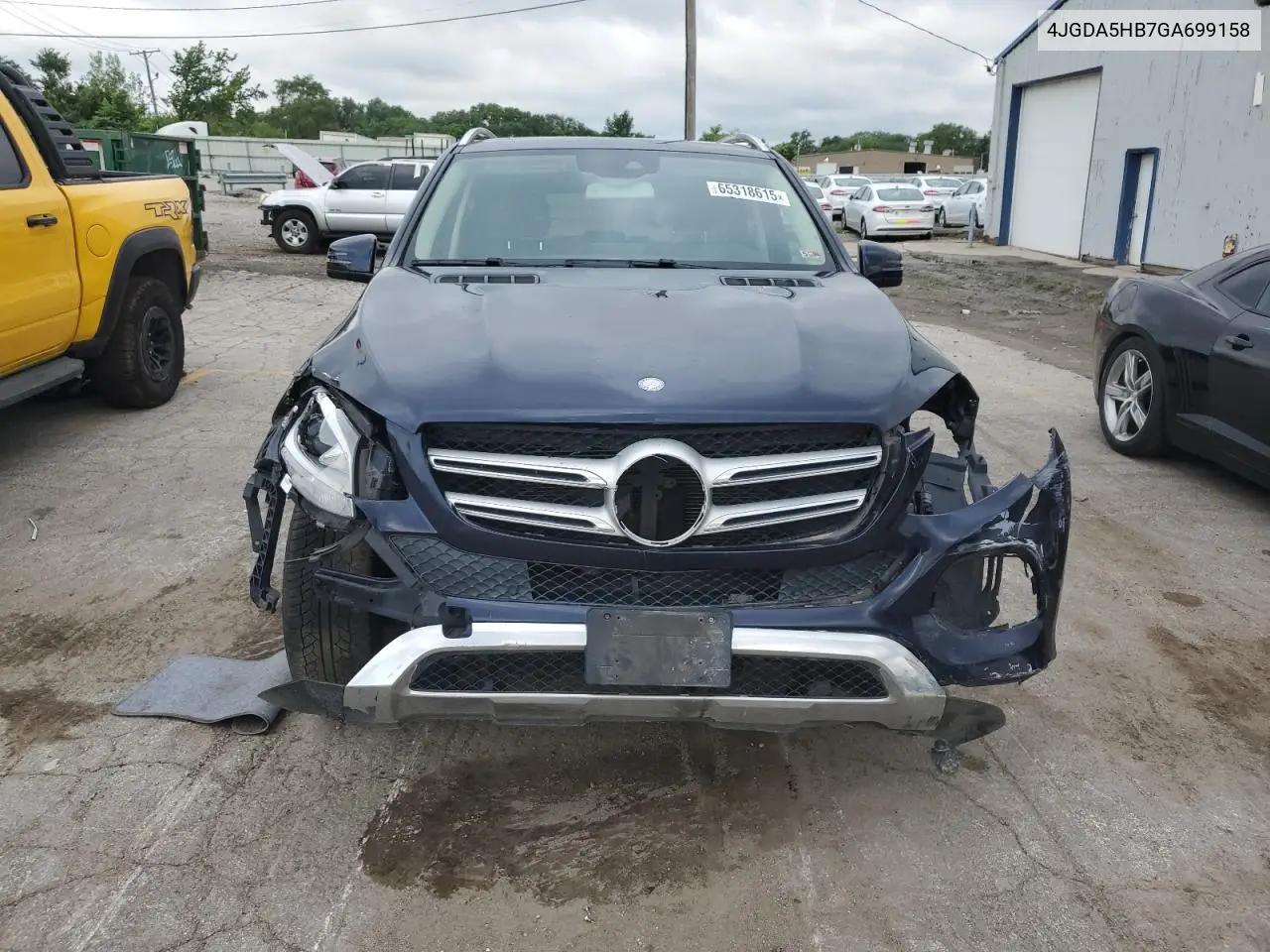 2016 Mercedes-Benz Gle 350 4Matic VIN: 4JGDA5HB7GA699158 Lot: 65318615