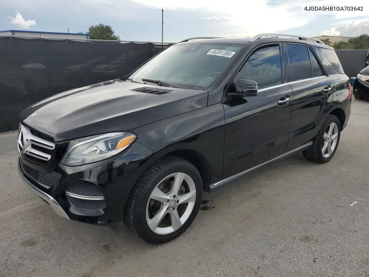 2016 Mercedes-Benz Gle 350 4Matic VIN: 4JGDA5HB1GA703642 Lot: 65381395