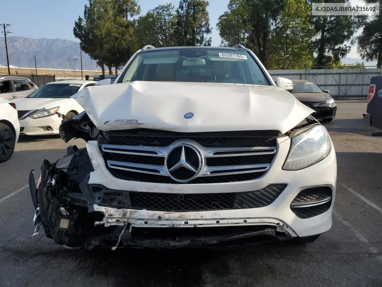2016 Mercedes-Benz Gle 350 VIN: 4JGDA5JB8GA735692 Lot: 65397765