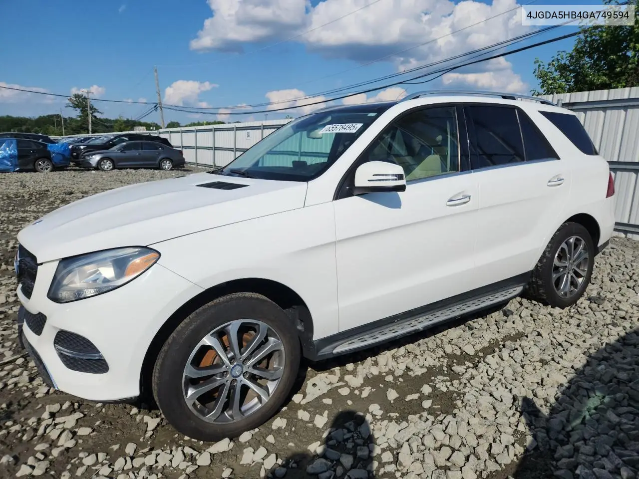 2016 Mercedes-Benz Gle 350 4Matic VIN: 4JGDA5HB4GA749594 Lot: 65578495
