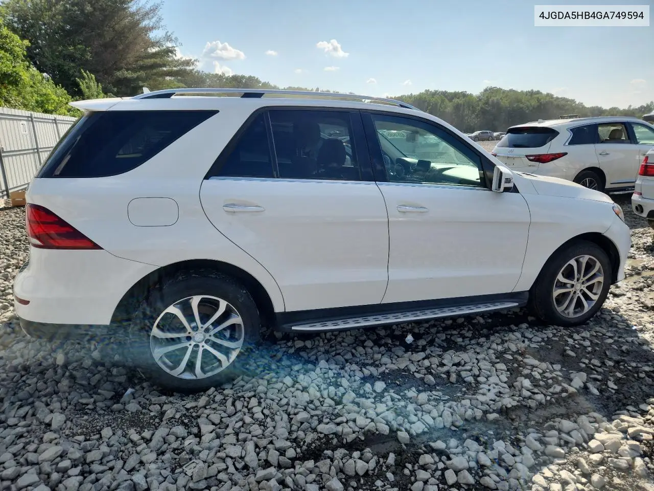 2016 Mercedes-Benz Gle 350 4Matic VIN: 4JGDA5HB4GA749594 Lot: 65578495