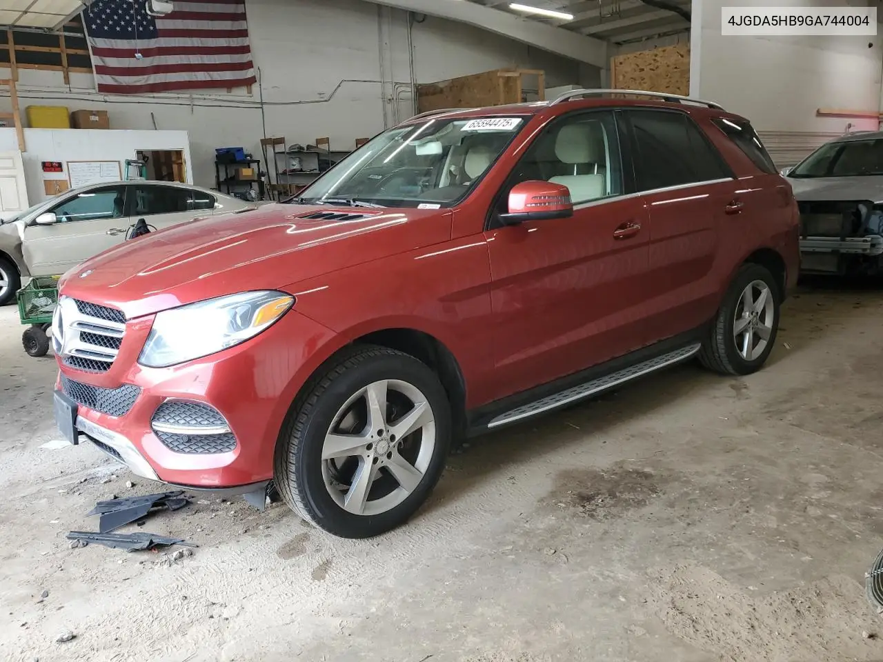 2016 Mercedes-Benz Gle 350 4Matic VIN: 4JGDA5HB9GA744004 Lot: 65594475