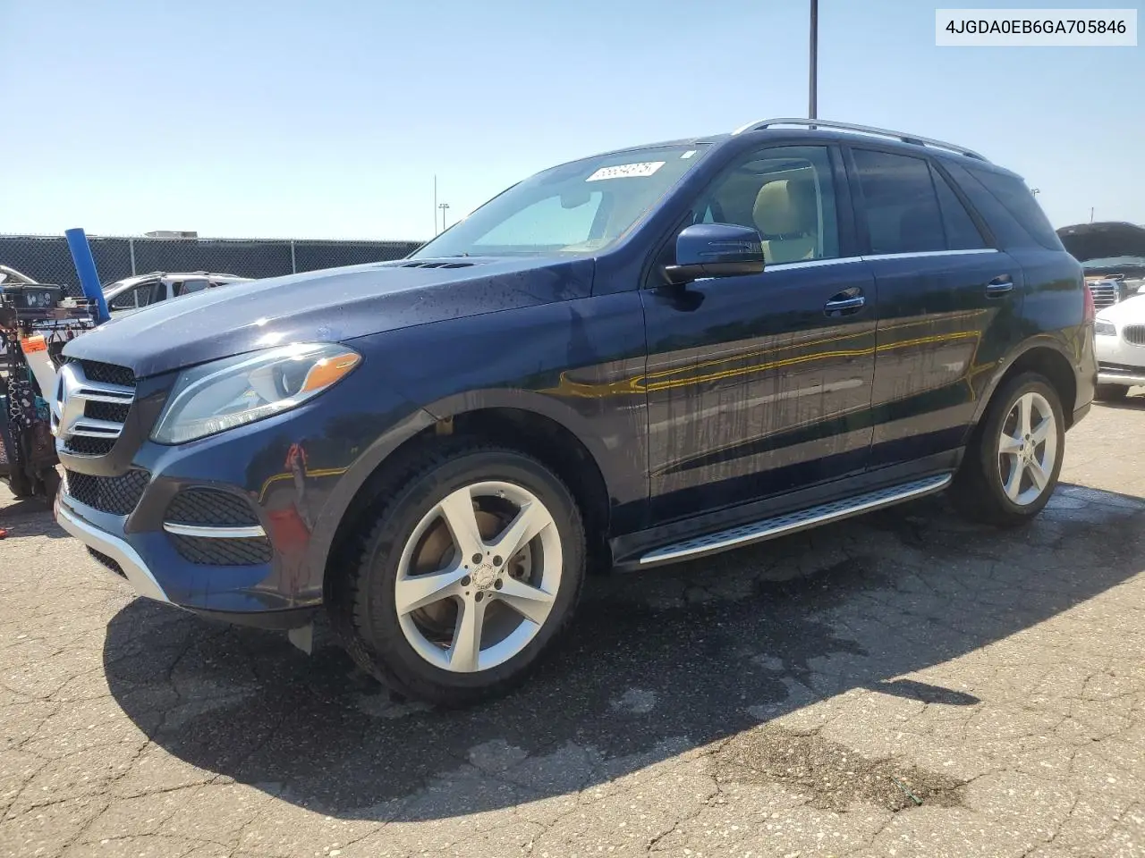2016 Mercedes-Benz Gle 300D 4Matic VIN: 4JGDA0EB6GA705846 Lot: 65634375