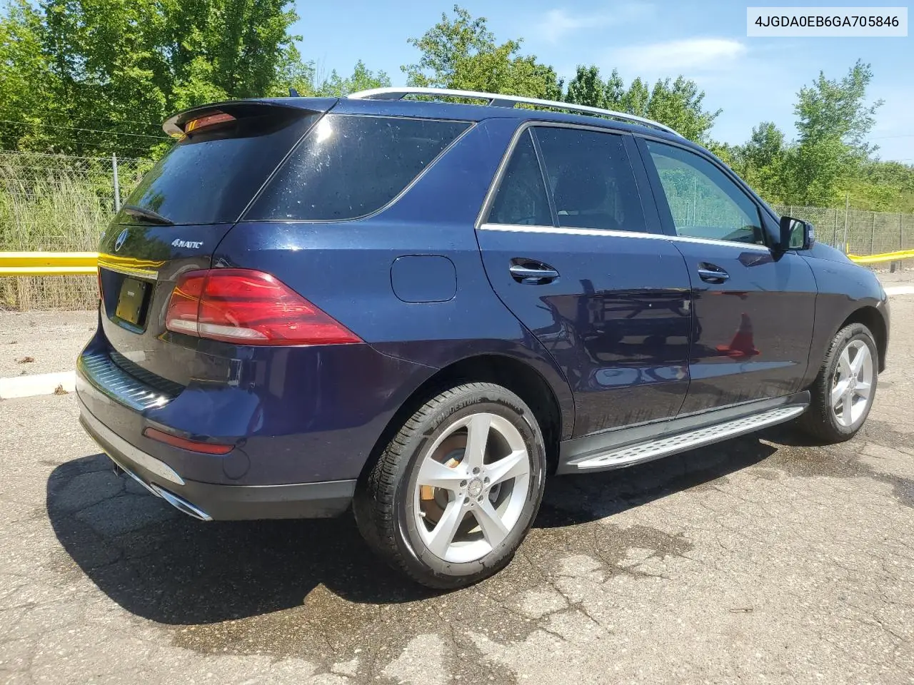 2016 Mercedes-Benz Gle 300D 4Matic VIN: 4JGDA0EB6GA705846 Lot: 65634375