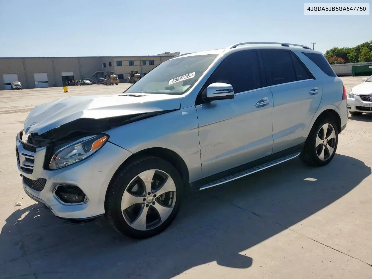 2016 Mercedes-Benz Gle 350 VIN: 4JGDA5JB5GA647750 Lot: 65897925