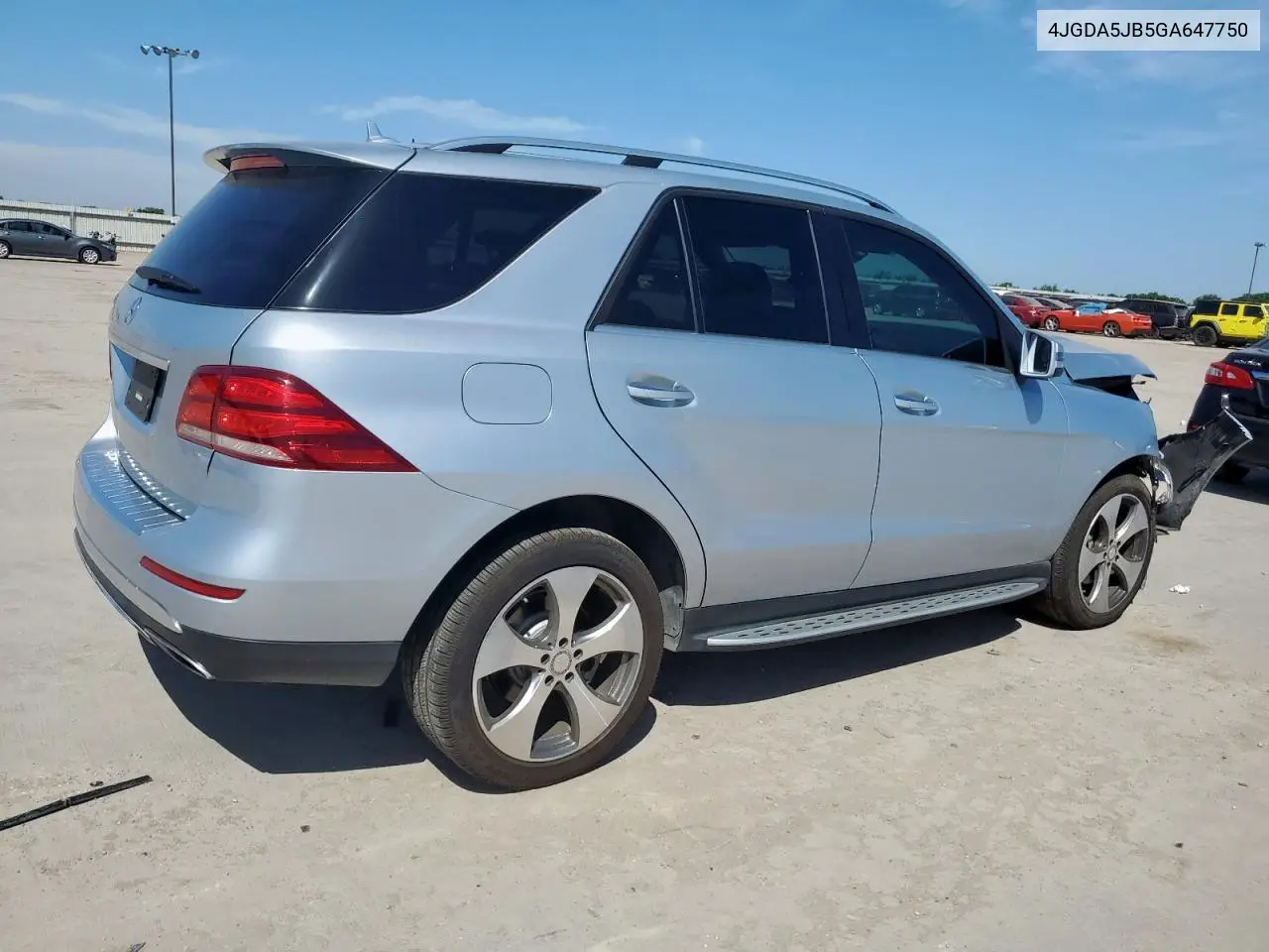 2016 Mercedes-Benz Gle 350 VIN: 4JGDA5JB5GA647750 Lot: 65897925