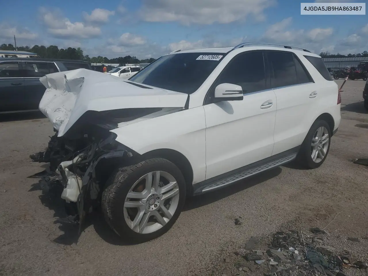 2017 Mercedes-Benz Gle 350 VIN: 4JGDA5JB9HA863487 Lot: 52712605