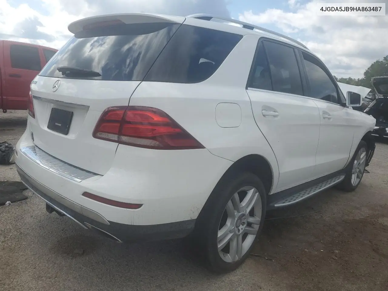 2017 Mercedes-Benz Gle 350 VIN: 4JGDA5JB9HA863487 Lot: 52712605