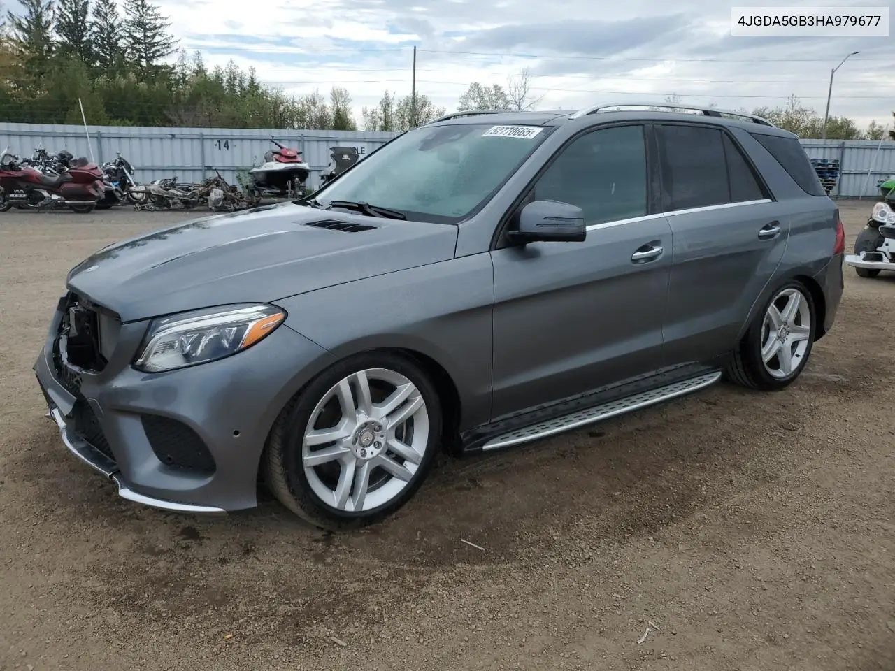 2017 Mercedes-Benz Gle 400 4Matic VIN: 4JGDA5GB3HA979677 Lot: 52770665