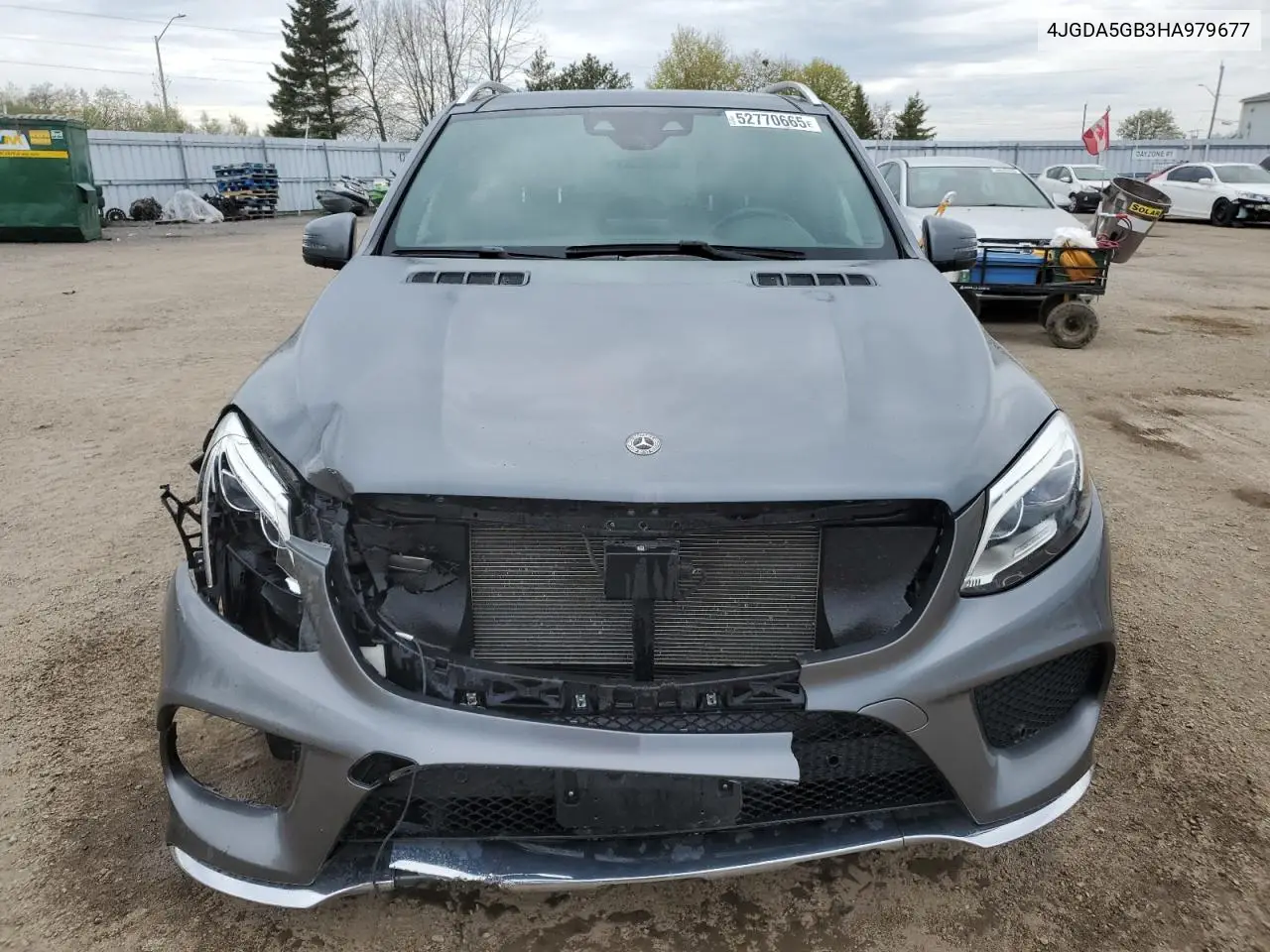 2017 Mercedes-Benz Gle 400 4Matic VIN: 4JGDA5GB3HA979677 Lot: 52770665