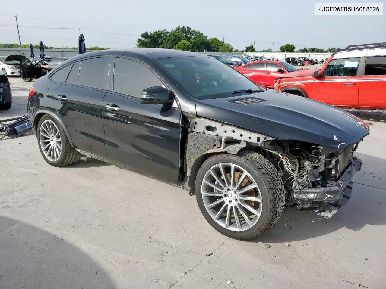 2017 Mercedes-Benz Gle Coupe 43 Amg VIN: 4JGED6EB5HA088326 Lot: 56590675