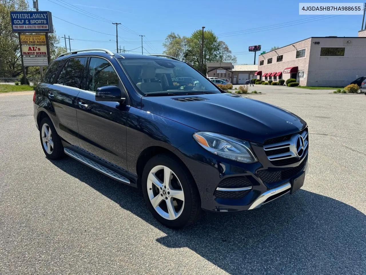 2017 Mercedes-Benz Gle 350 4Matic VIN: 4JGDA5HB7HA988655 Lot: 56849475