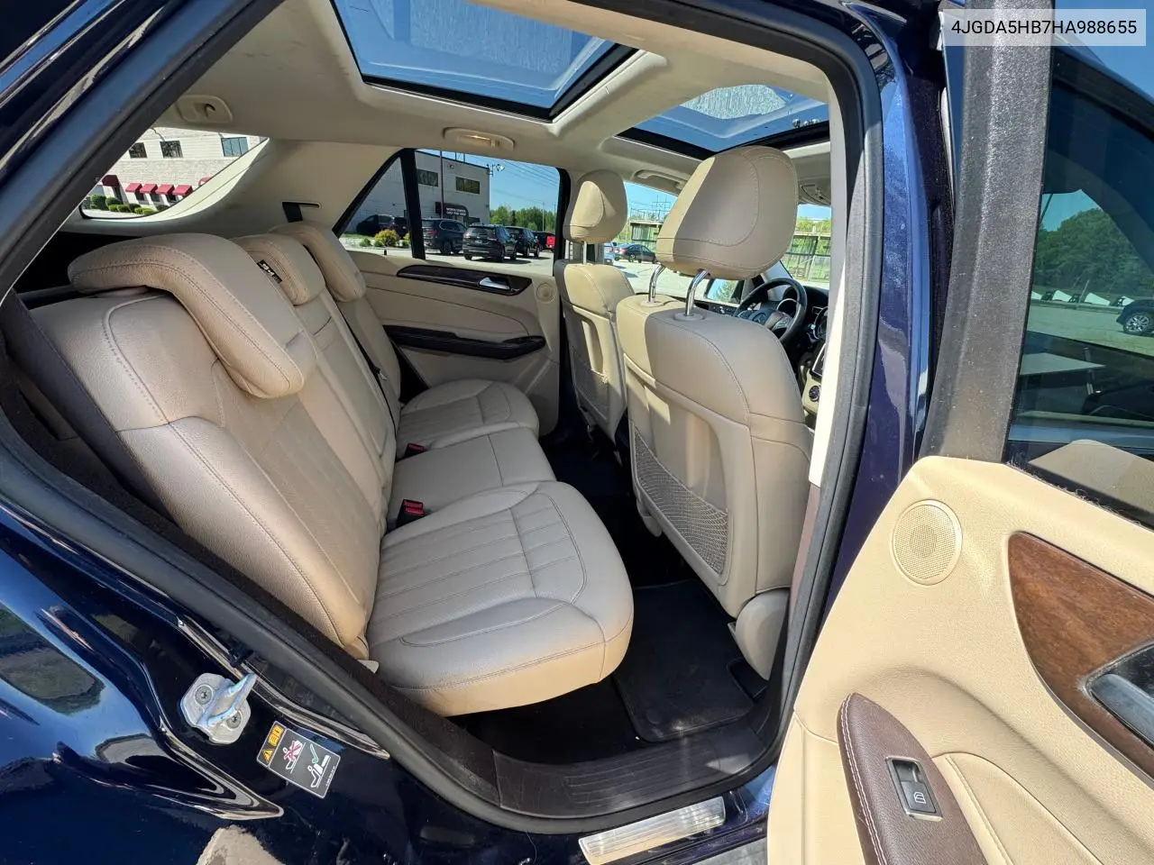 2017 Mercedes-Benz Gle 350 4Matic VIN: 4JGDA5HB7HA988655 Lot: 56849475