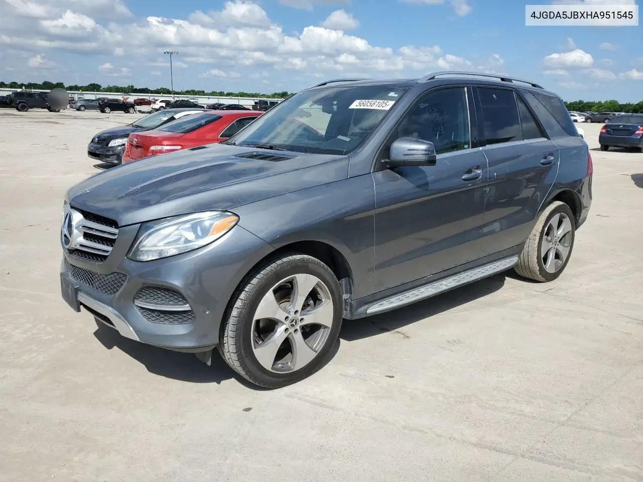 2017 Mercedes-Benz Gle 350 VIN: 4JGDA5JBXHA951545 Lot: 57804155