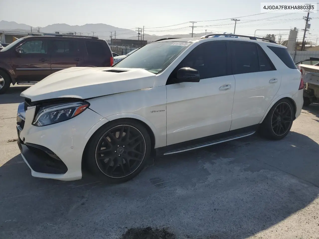 2017 Mercedes-Benz Gle 63 Amg-S 4Matic VIN: 4JGDA7FBXHA880335 Lot: 61418975