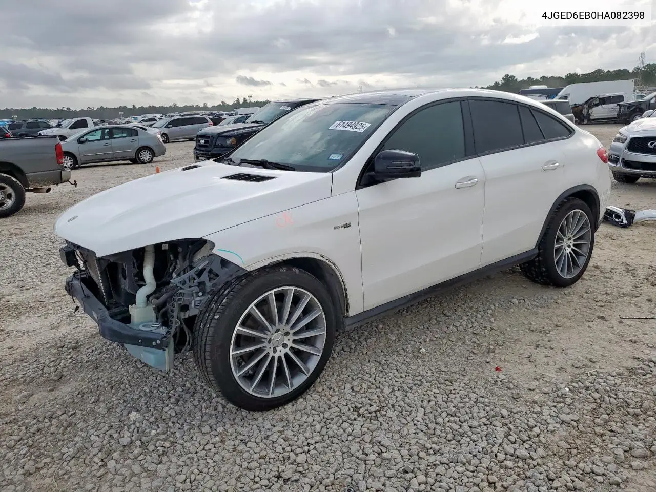2017 Mercedes-Benz Gle Coupe 43 Amg VIN: 4JGED6EB0HA082398 Lot: 61494925