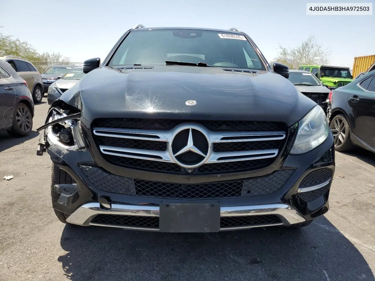 2017 Mercedes-Benz Gle 350 4Matic VIN: 4JGDA5HB3HA972503 Lot: 61898535