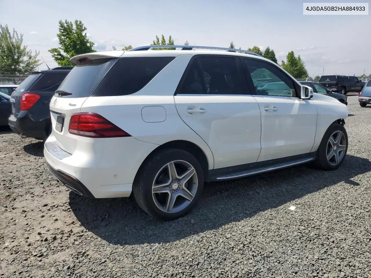 2017 Mercedes-Benz Gle 400 4Matic VIN: 4JGDA5GB2HA884933 Lot: 62016645