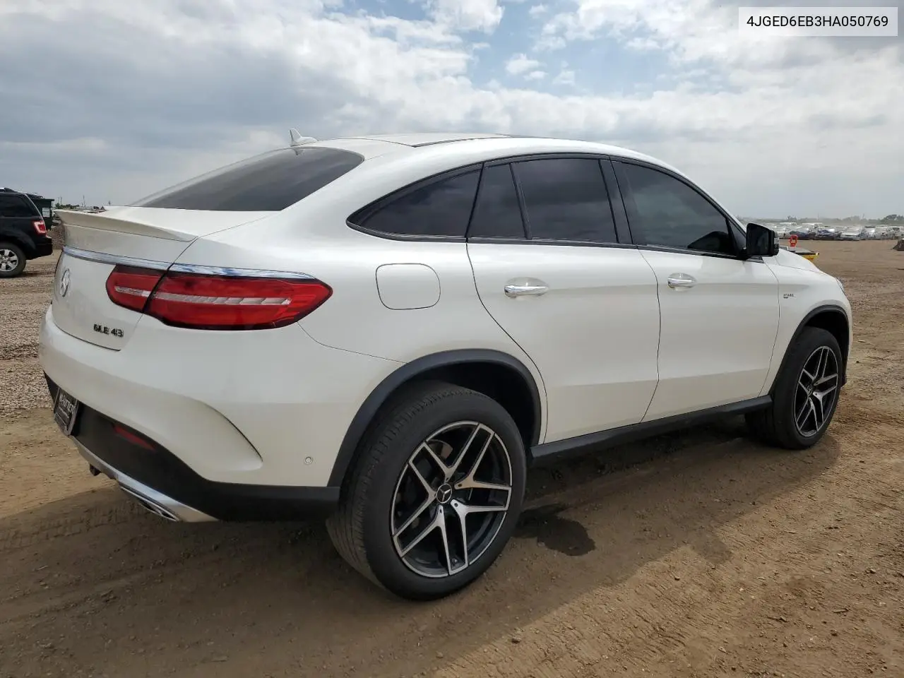 2017 Mercedes-Benz Gle Coupe 43 Amg VIN: 4JGED6EB3HA050769 Lot: 62108435