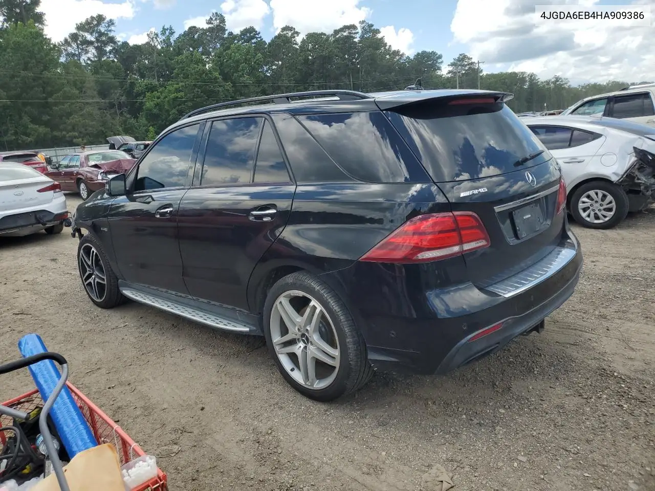 2017 Mercedes-Benz Gle 43 Amg VIN: 4JGDA6EB4HA909386 Lot: 62187875