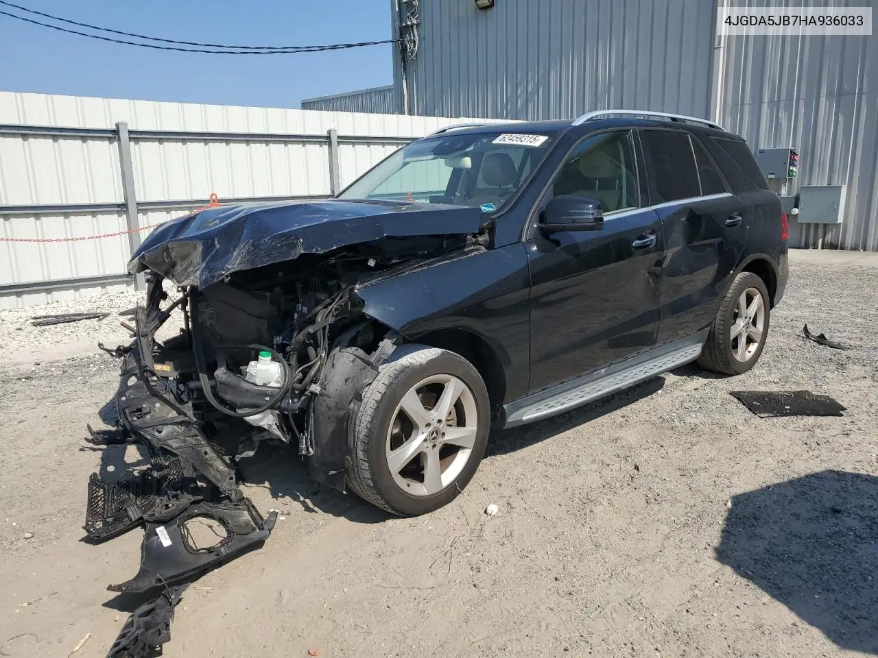 2017 Mercedes-Benz Gle 350 VIN: 4JGDA5JB7HA936033 Lot: 62459315