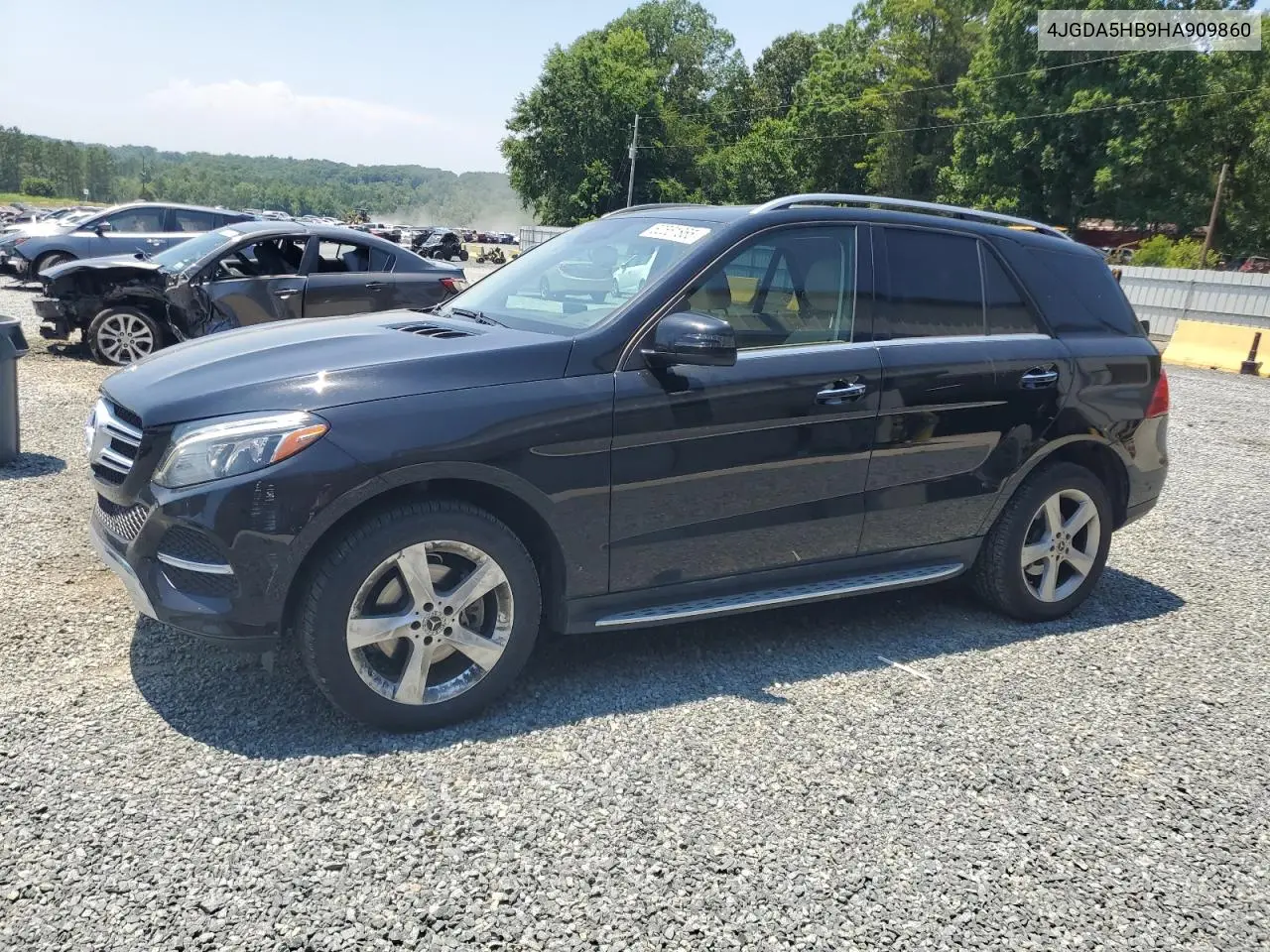 2017 Mercedes-Benz Gle 350 4Matic VIN: 4JGDA5HB9HA909860 Lot: 62551865