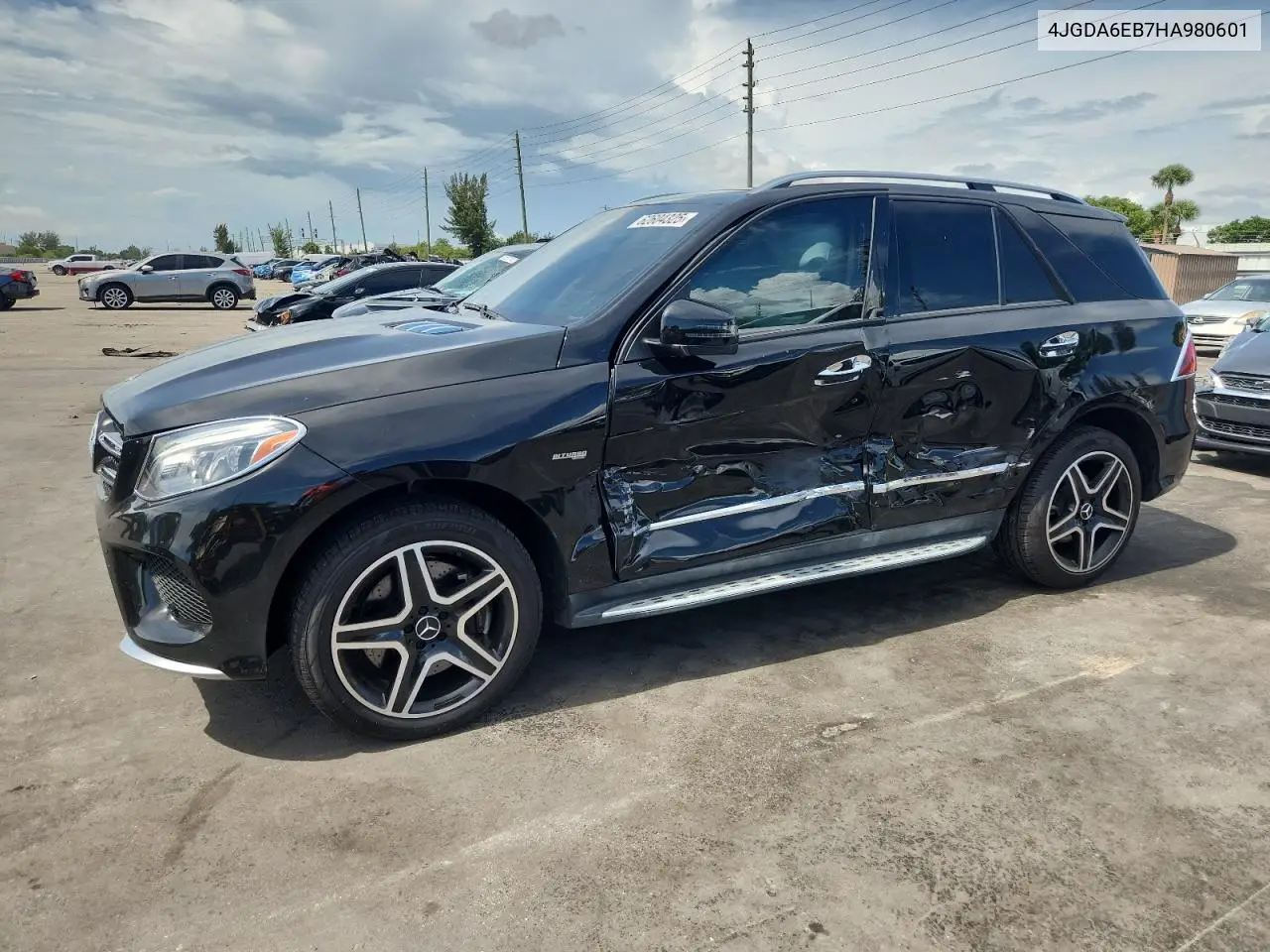 2017 Mercedes-Benz Gle 43 Amg VIN: 4JGDA6EB7HA980601 Lot: 62604325