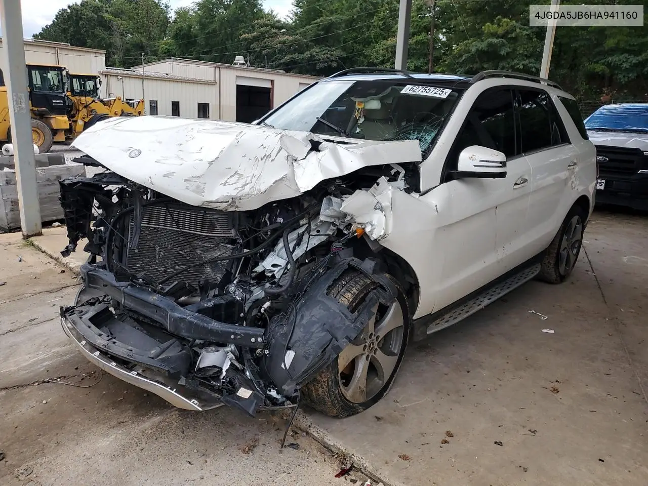 2017 Mercedes-Benz Gle 350 VIN: 4JGDA5JB6HA941160 Lot: 62755725
