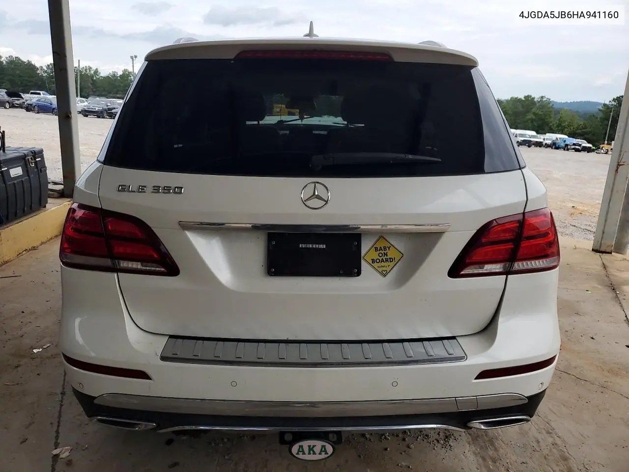 2017 Mercedes-Benz Gle 350 VIN: 4JGDA5JB6HA941160 Lot: 62755725