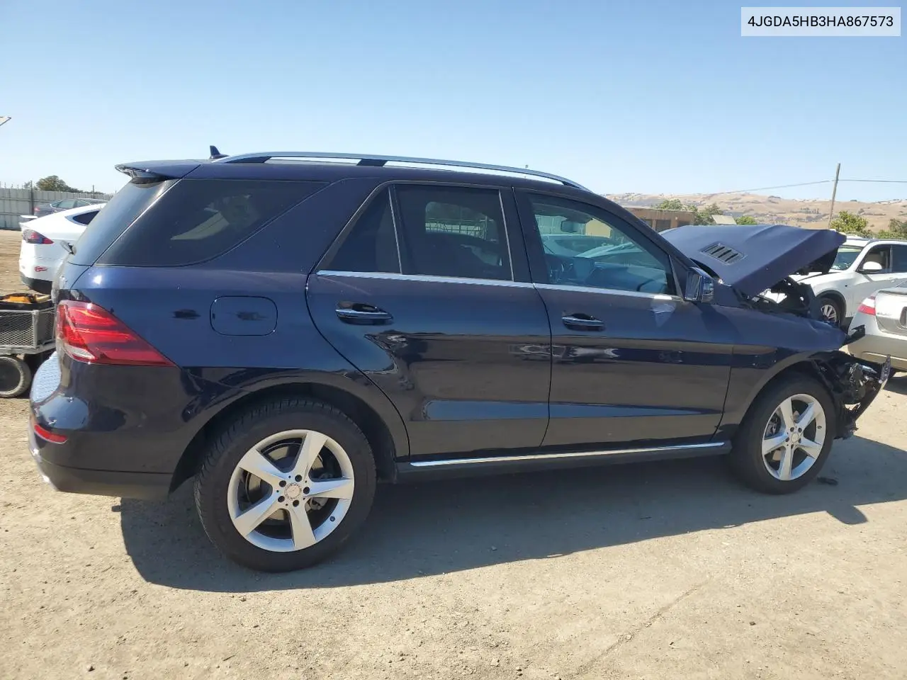 2017 Mercedes-Benz Gle 350 4Matic VIN: 4JGDA5HB3HA867573 Lot: 62889755