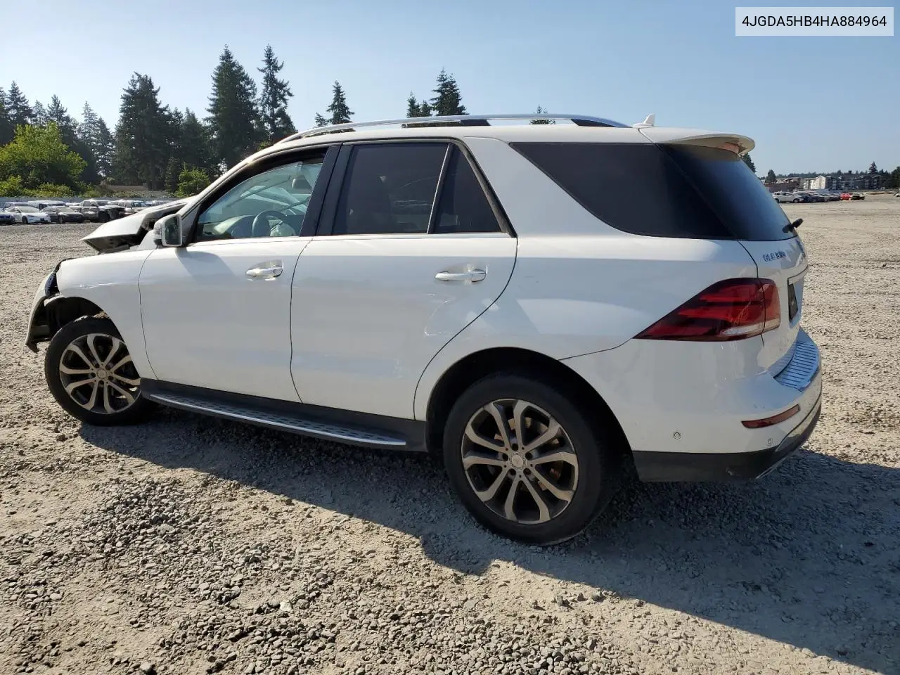 2017 Mercedes-Benz Gle 350 4Matic VIN: 4JGDA5HB4HA884964 Lot: 63650405