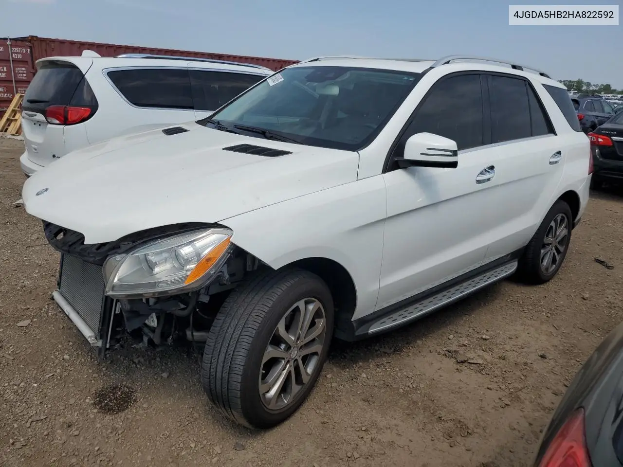 2017 Mercedes-Benz Gle 350 4Matic VIN: 4JGDA5HB2HA822592 Lot: 65168405