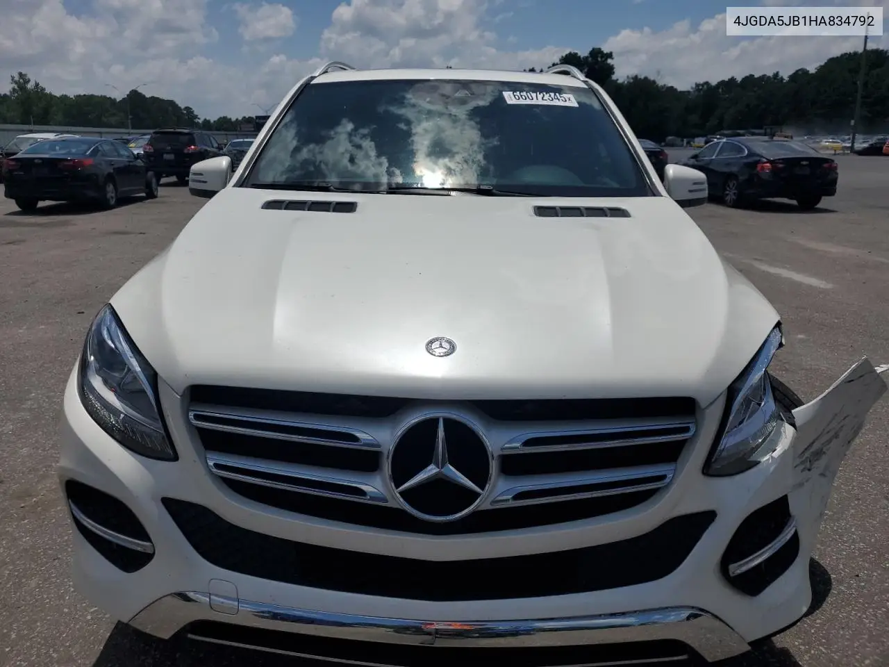 2017 Mercedes-Benz Gle 350 VIN: 4JGDA5JB1HA834792 Lot: 66072345