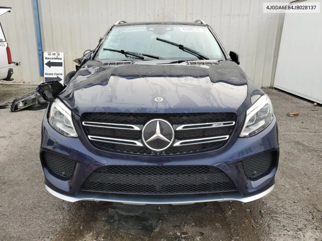 2018 Mercedes-Benz Gle 43 Amg VIN: 4JGDA6EB4JB028137 Lot: 43580115
