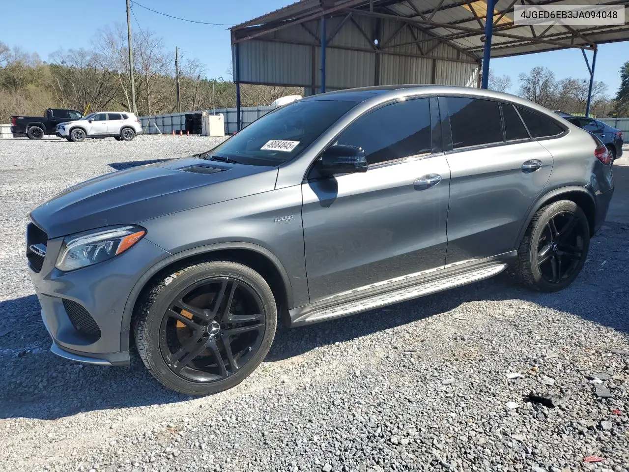 2018 Mercedes-Benz Gle Coupe 43 Amg VIN: 4JGED6EB3JA094048 Lot: 49584845