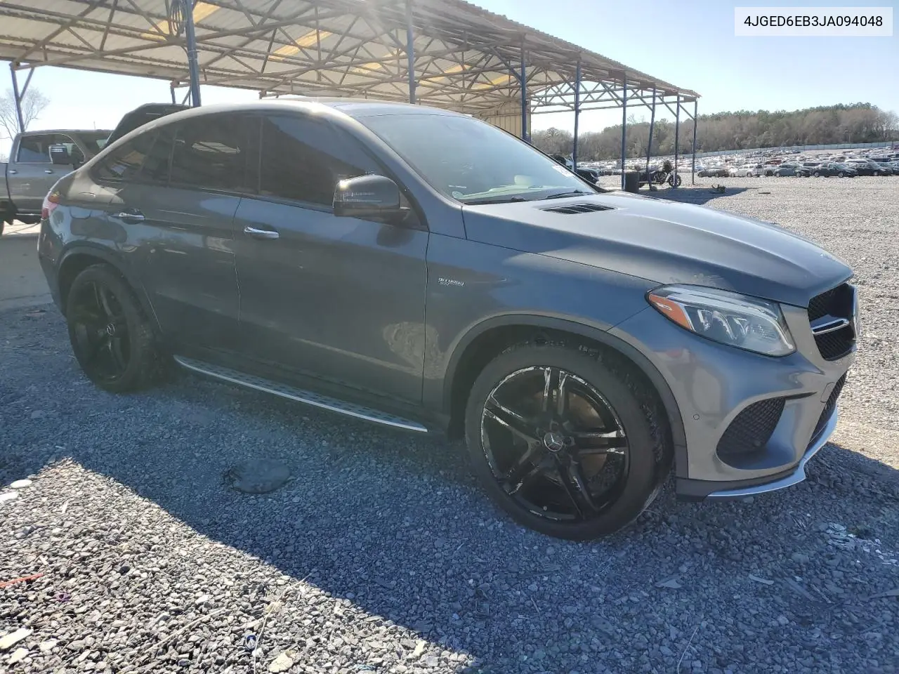 2018 Mercedes-Benz Gle Coupe 43 Amg VIN: 4JGED6EB3JA094048 Lot: 49584845