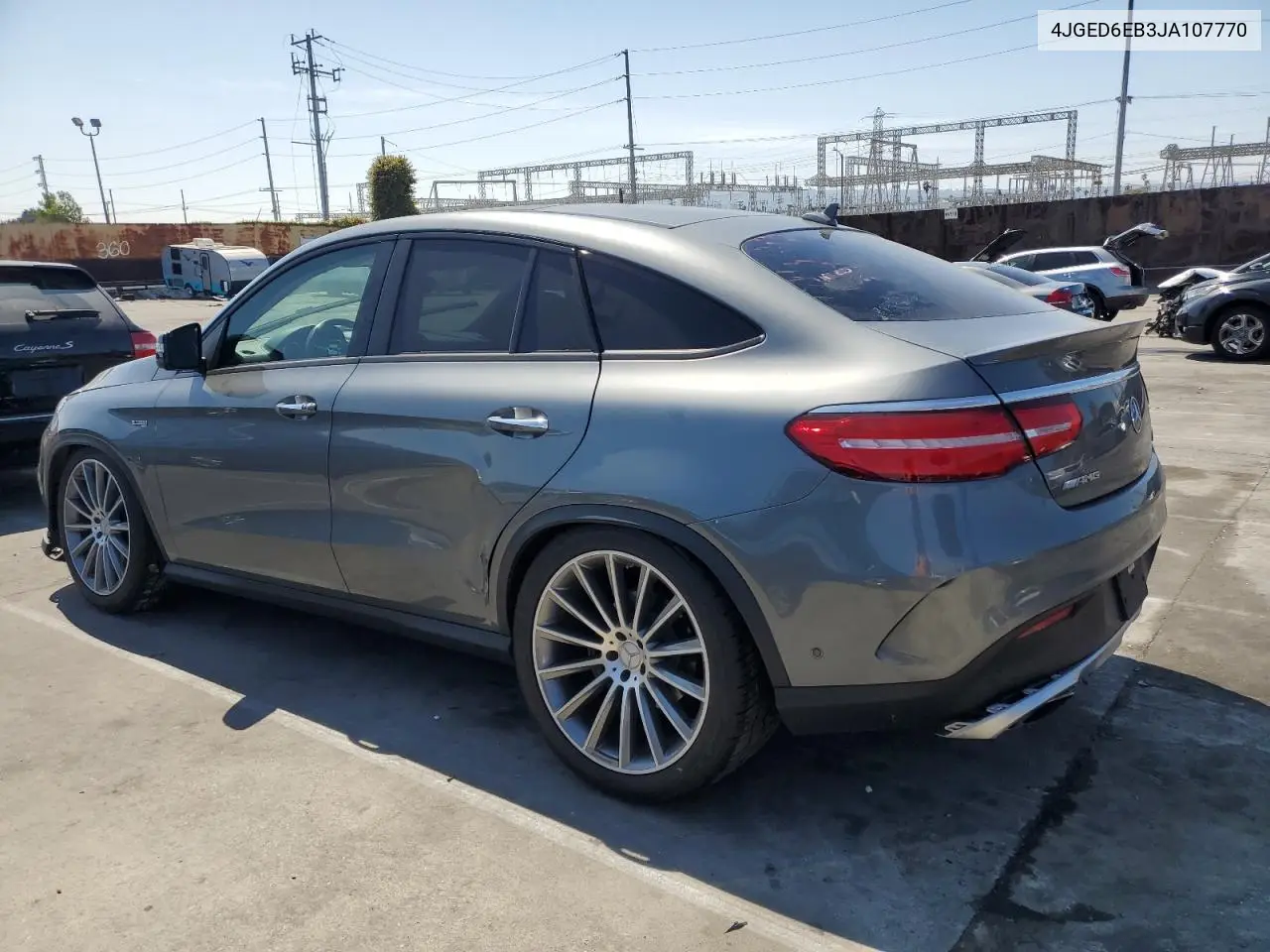 2018 Mercedes-Benz Gle Coupe 43 Amg VIN: 4JGED6EB3JA107770 Lot: 50550645