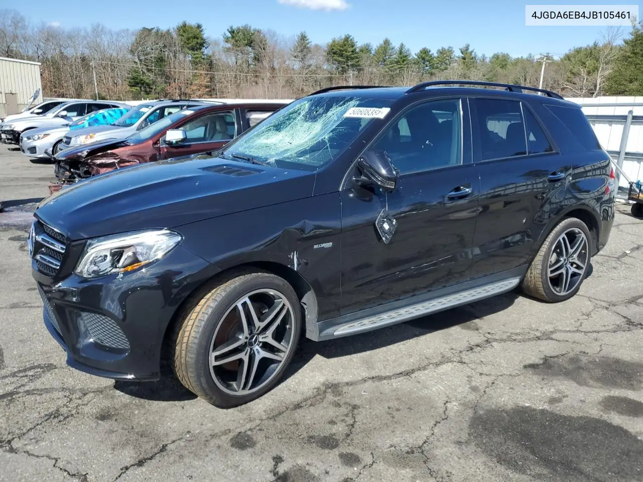 2018 Mercedes-Benz Gle 43 Amg VIN: 4JGDA6EB4JB105461 Lot: 50608075