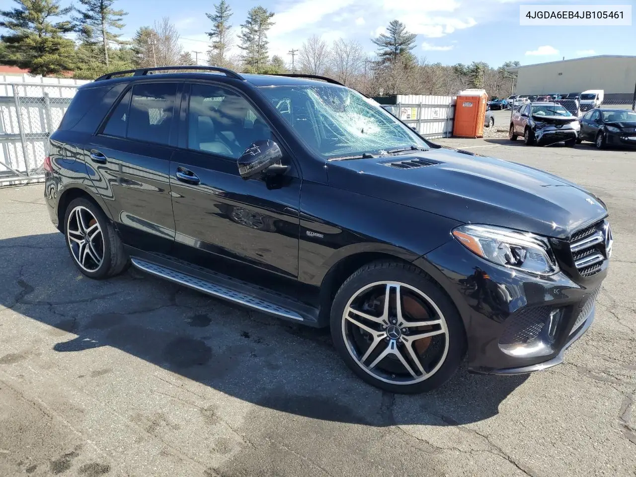 2018 Mercedes-Benz Gle 43 Amg VIN: 4JGDA6EB4JB105461 Lot: 50608075