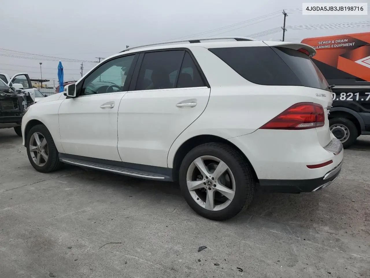 2018 Mercedes-Benz Gle 350 VIN: 4JGDA5JB3JB198716 Lot: 53080925