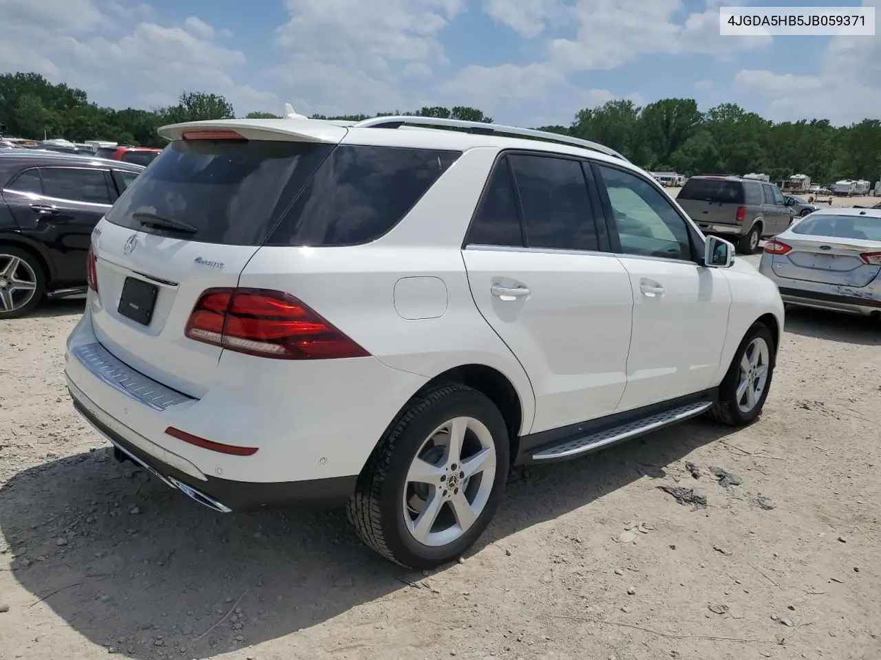 2018 Mercedes-Benz Gle 350 4Matic VIN: 4JGDA5HB5JB059371 Lot: 56865095